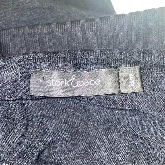 Stork & Babe Long Sleeve Maternity Top XS - Picture 3 of 4